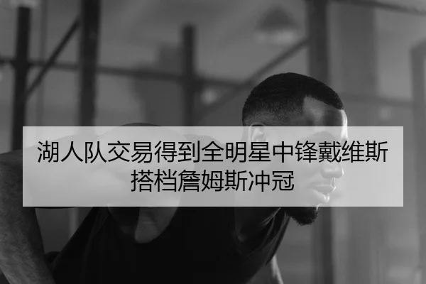 湖人队交易得到全明星中锋戴维斯搭档詹姆斯冲冠